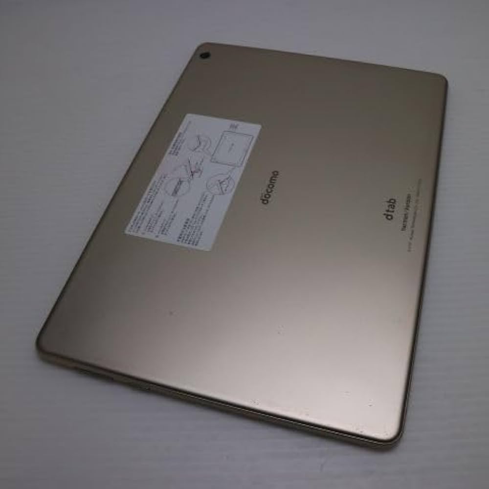 docomo dtab-d-01K タブレット(美品) ムスビー｜良品 dtab d-01K docomo シルバー 32GB タブレット